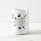 Mug Mugue monogramme à motif floral aquarelle (Centre)