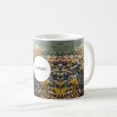Mug mugue monogramme de plantes alpines (Devant droit)