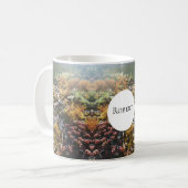 Mug mugue monogramme de plantes alpines (Devant gauche)