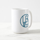 Mug Mugue monogramme LBD Law (Devant droit)