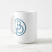 Mug Mugue monogramme LBD Law (Devant gauche)