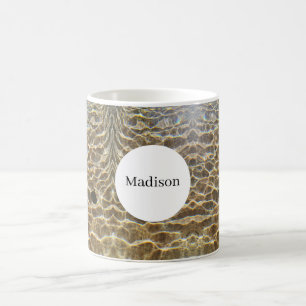 Mug mugue monogramme reflet d'eau