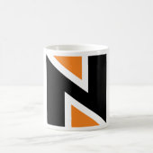 Mug Mugue N Lettre Orange Et Noire (Centre)