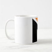 Mug Mugue N Lettre Orange Et Noire (Gauche)
