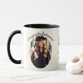 Mug Mugue photo de remise de diplômes personnalisée Fé