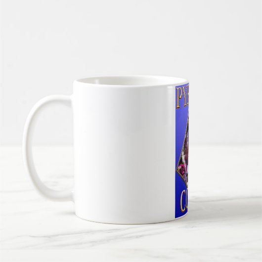 Mug Mugue Pyramid Comics - Fond Bleu (Gauche)