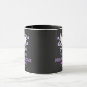 Mug Mugue Ruban Alzheimer Lutte Contre la Démence (Centre)