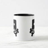 Mug Mugue ruban crâne (Centre)