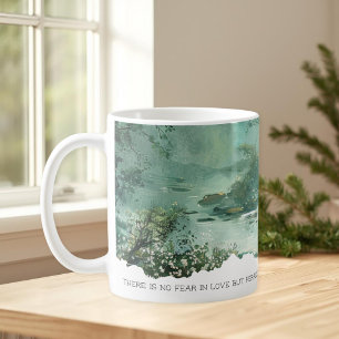 Mug Mugue Verset Biblique 1 Jean 4:18 Nature Foi