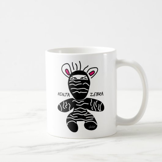 Mug Mugue Zèbre Ninja (Droite)