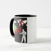 MUG MUGUES À CAFE MOTIF VIRUS (Devant gauche)