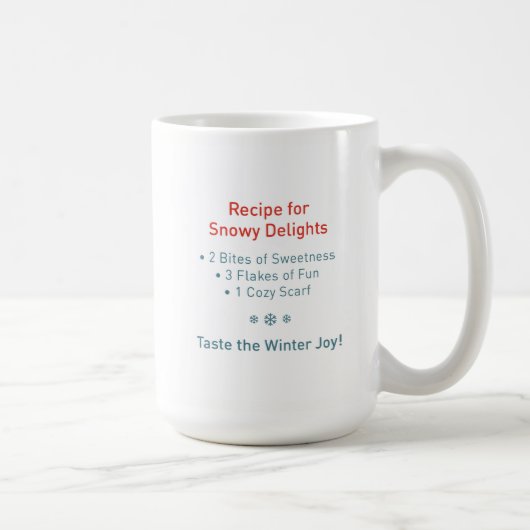 Mug Muguet de Noël avec Lapin Mignon (Droite)