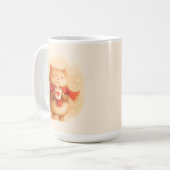 Mug Muguet de Noël avec un chat mignon (Devant gauche)