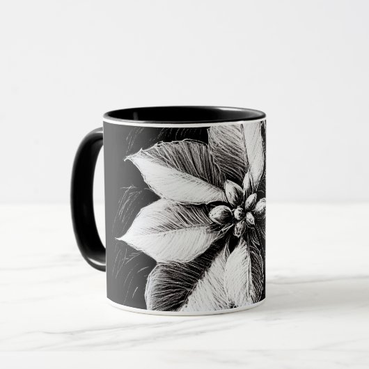 Mug Muguet poinsettia (Devant gauche)