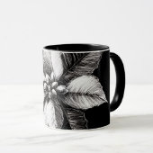 Mug Muguet poinsettia (Devant droit)