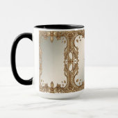 Mug Mugueuse à cadre orné doré (Gauche)