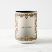 Mug Mugueuse à cadre orné doré (Centre)