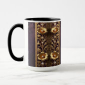 Mug Mugueuse Ornementale Florale Dorée (Gauche)