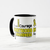 Mug Mugueuse...Tasse Endométriose (Devant gauche)