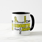 Mug Mugueuse...Tasse Endométriose (Devant droit)