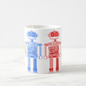 Mug muh de robots d'arc-en-ciel (Centre)