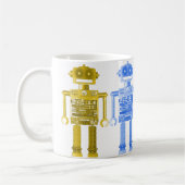 Mug muh de robots d'arc-en-ciel (Gauche)