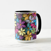 Mug Mulicolor floral (Devant droit)