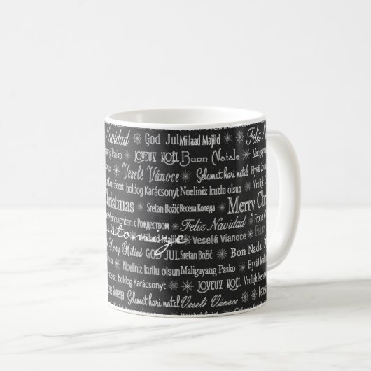 Mug Multi-language Merry Christmas Thunder_Cove (Devant droit)