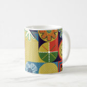 Mug Multicolor Géométrique : Arrière - plan local de f (Devant droit)