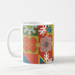 Mug Multicolor Géométrique : Arrière - plan local de f