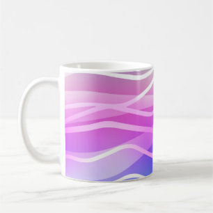 Mug Multicolor léger, disposition arc-en-ciel avec lig