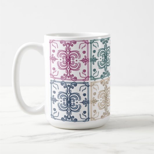 Mug Multicolor Tiles (Gauche)