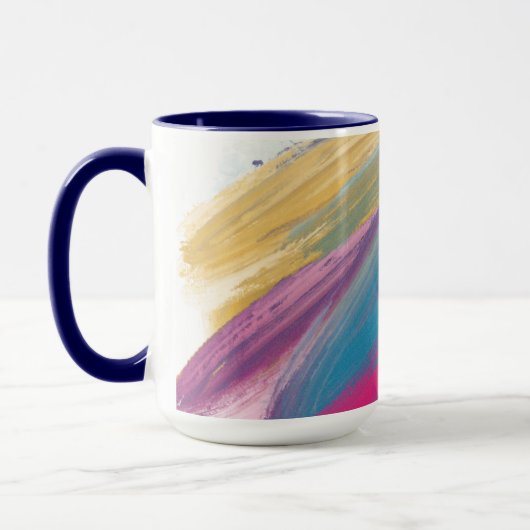 Mug multicolore Abstrait (Gauche)