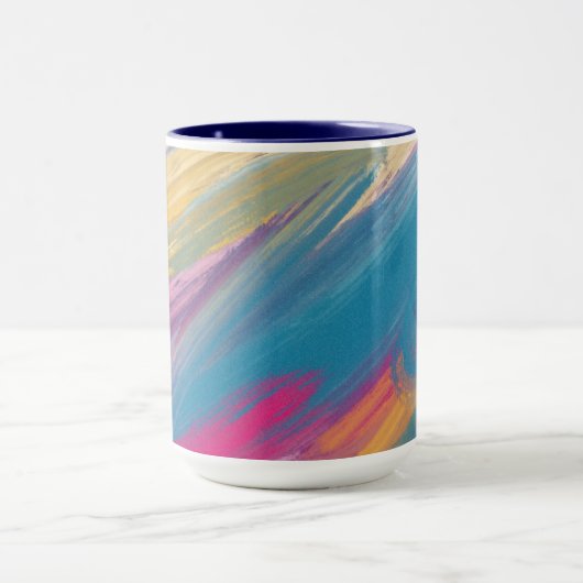 Mug multicolore Abstrait (Centre)
