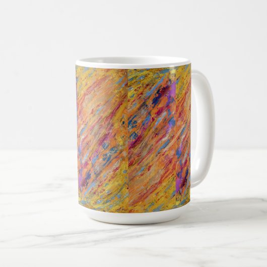 Mug multicolore - design original (Devant droit)