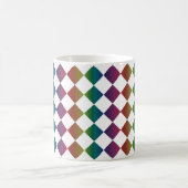 Mug Multicolore Diamant Harlequin Damier (Centre)