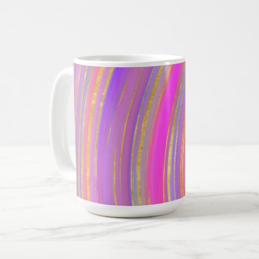 Mug Multicolore et or (Devant gauche)