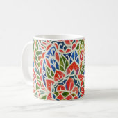 Mug Multicolore Paisley Imprimer Motif Batik (Devant gauche)