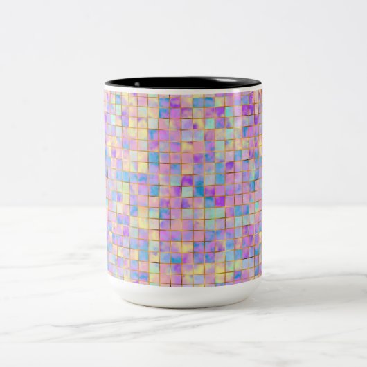 MUG MULTICOLORÉ PASTEL (Centre)