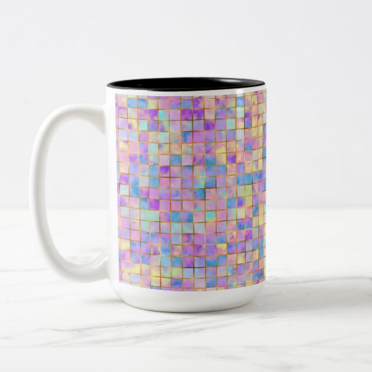 MUG MULTICOLORÉ PASTEL (Gauche)