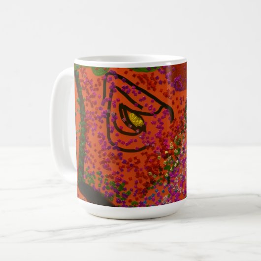 Mug Multicolored Fish Pattern (Devant gauche)