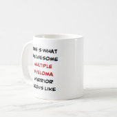 Mug multiple myeloma warrior, awesome (Devant gauche)