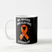 Mug Multiple Sclerosis Awareness 2025 -orange Ribbon_ (Gauche)