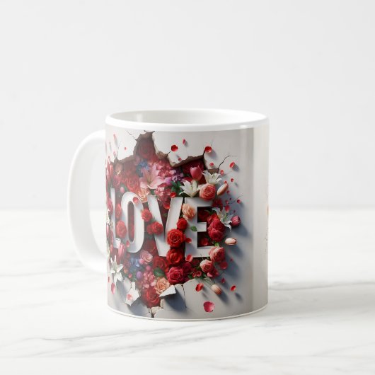 Mug MUM d'amour 3D (Devant gauche)
