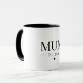Mug Mum Established 2026 (Devant gauche)