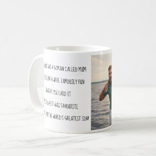 Mug Mum Funny Limerick de la photo large de son préf