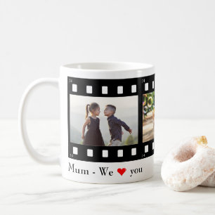 Mug Mum Love You Photo Film Strip Collage Modèle