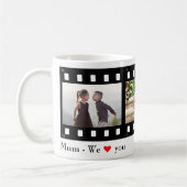 Mug Mum Love You Photo Film Strip Collage Modèle (Gauche)