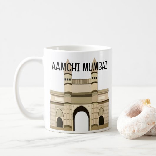 Mug Mumbai Gateway Of India Voyage (Avec donut)