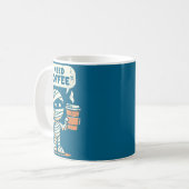 Mug Mummy Halloween I Need Coffee Funny Sarcastic Caff (Devant gauche)